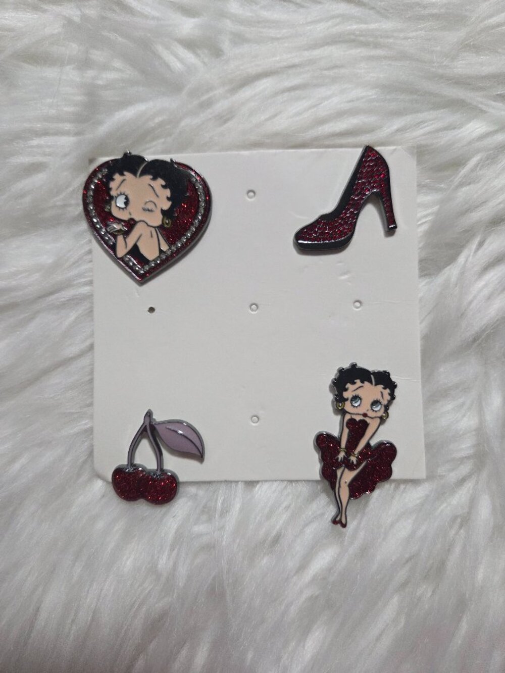 Betty Boop Pin Set